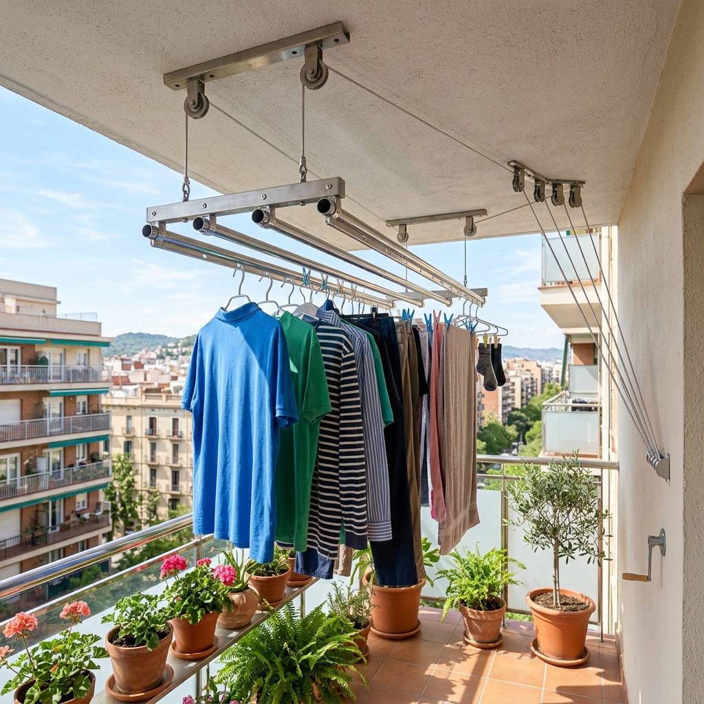 Ceiling cloth hangers for apartments